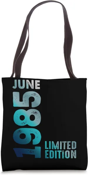 Limited Edition 1950 June 1950 Vintage 1950 Retro Cool 1950 Tote Bag