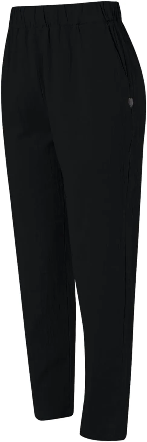 Linen Wide Leg Pants for Woman High Waisted Pull On Button Drawstring Baggy Casual Summer Palazzo Pants with Pockets