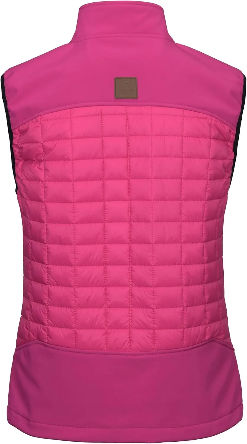 Little Donkey Andy Women's Lightweight Puffer Vest, Warm Outdoor Sleeveless Jacket for Hiking Travel Running Golf