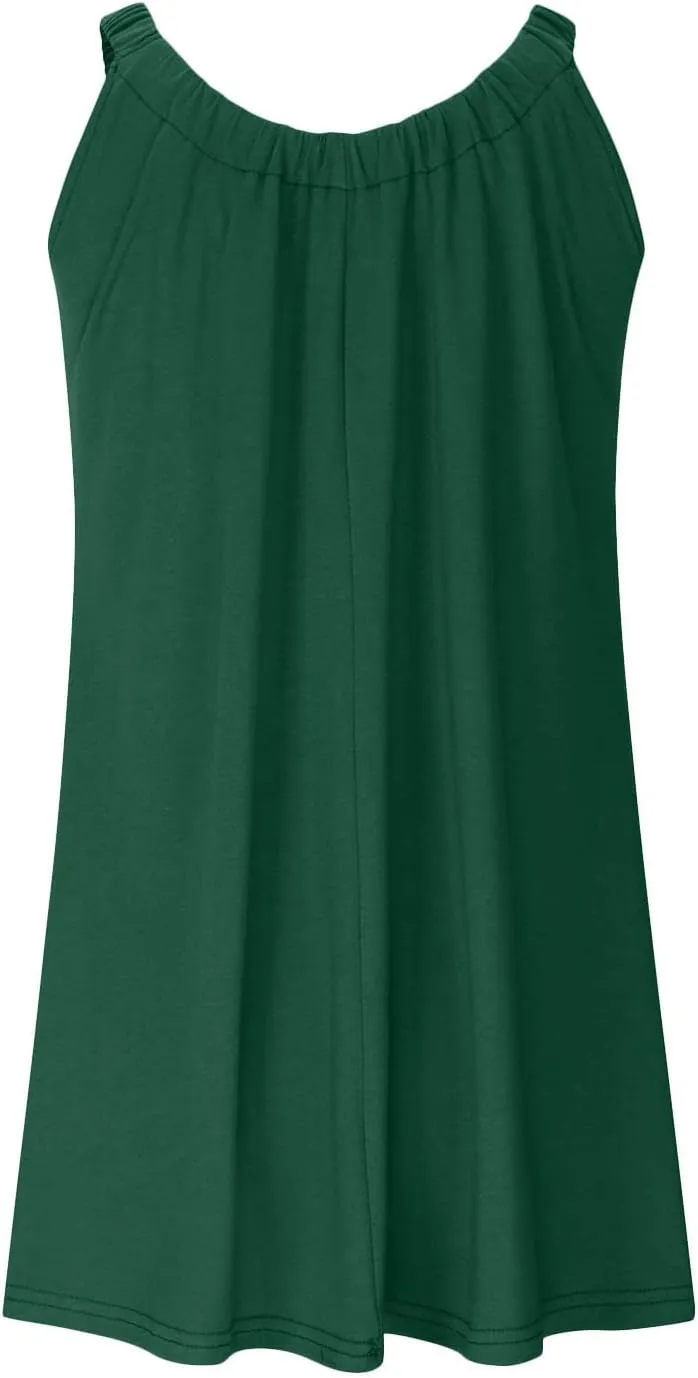 LRMQS Womens Summer Dresses Casual 2025 Vacation Beach Cover ups Sundresses Hawaiian Spring Tank Short Dress Resort Wear