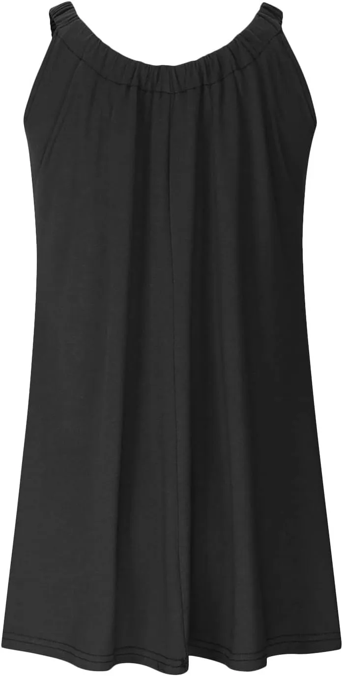 LRMQS Womens Summer Dresses Casual 2025 Vacation Beach Cover ups Sundresses Hawaiian Spring Tank Short Dress Resort Wear