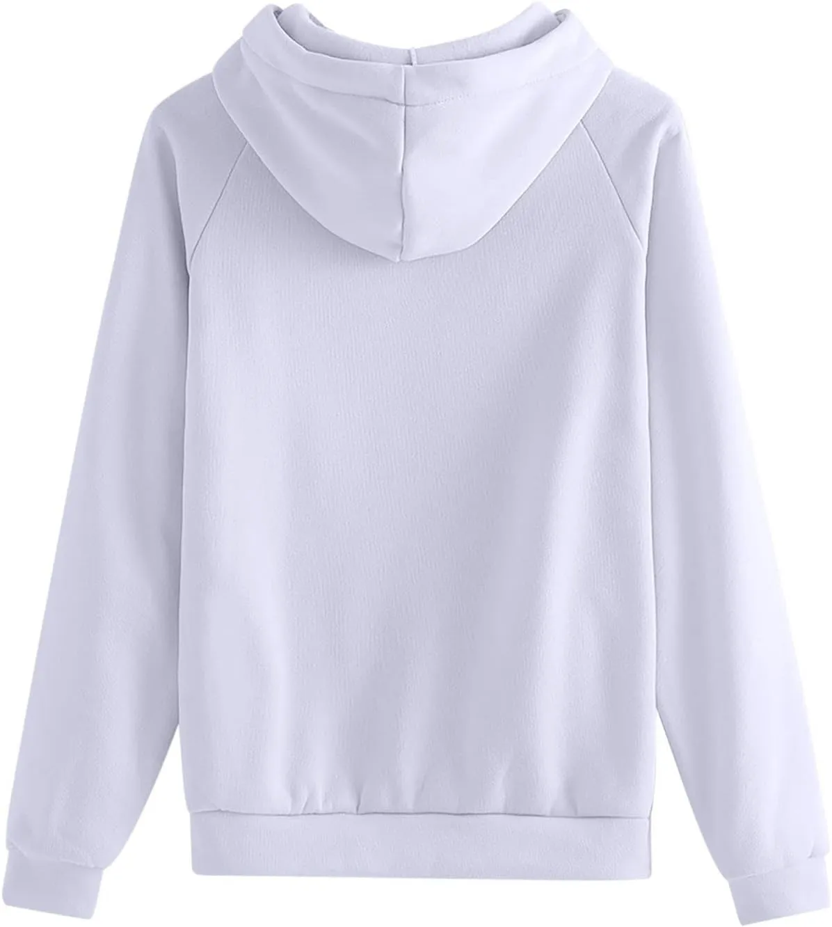 Men's 2 Piece Sweatsuit Set Long Sleeve Solid Sweatshirts Drawstring Jogger Sweatshirt and Sweatpants Suit