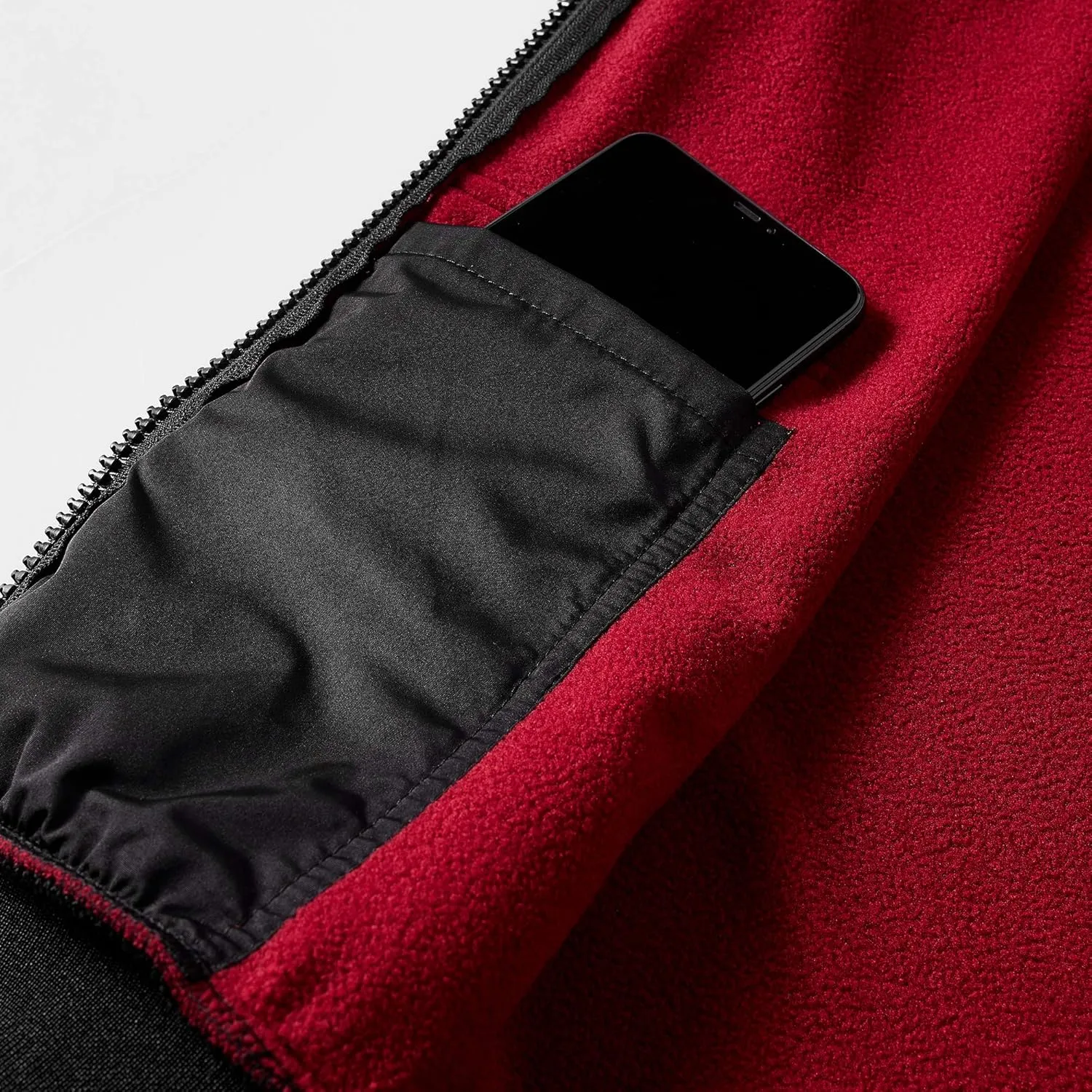 Men's Color Block Hoodie-Full Zip Ultimate Heavyweight Fleece Hoodie-Camo zip up hoodie With Kanga Pocket