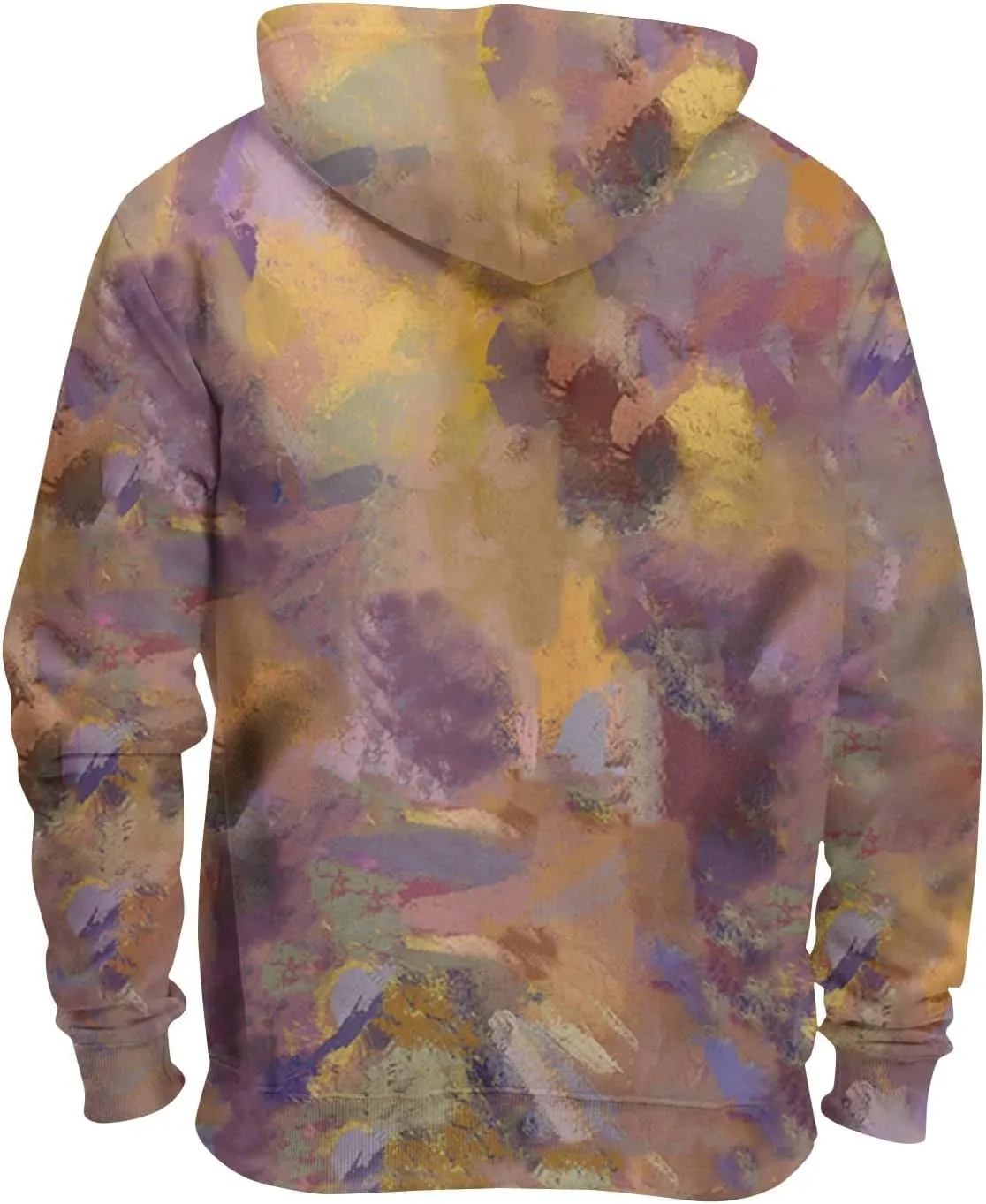 Men's Sweatshirt Plus Size Long Sleeve Hooded Pullover Printed 2024 Fashion Casual Loose Fit Hoodies