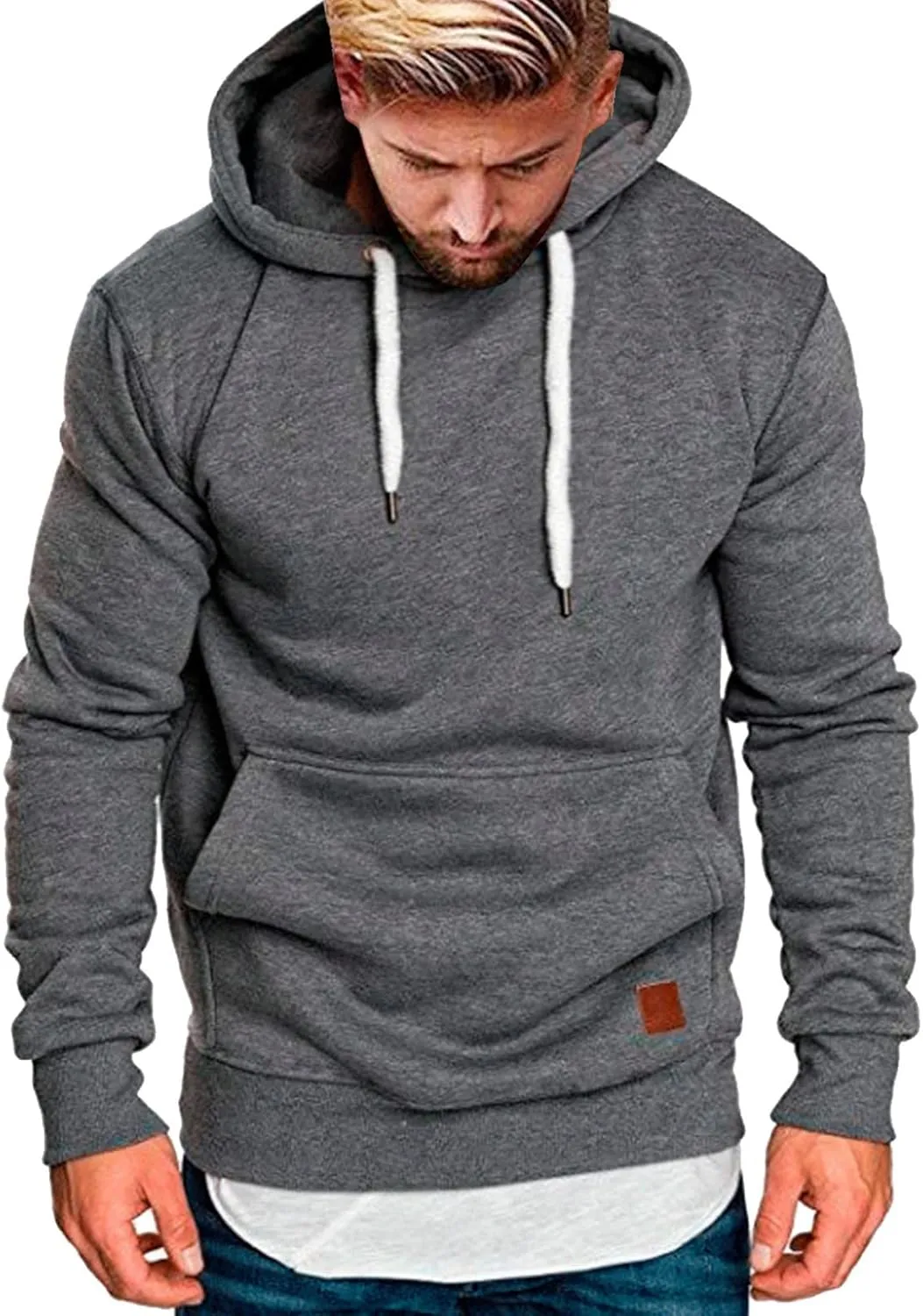 Mens Sweatshirts Hoodies Men's Workout Long Sleeve Fishing Shirts Available In Big & Tall Men's Workout Hooded