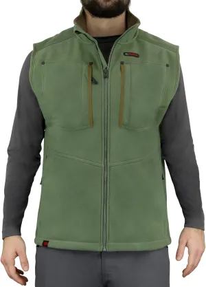 Mossy Oak Winter Vest for Men, Mens Fleece Vest, Sherpa Camp Vest