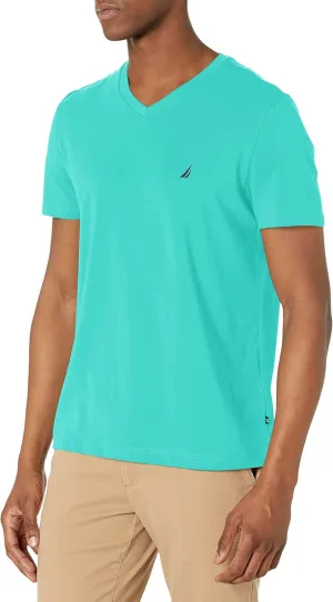 Nautica Men's J-Class Logo V-Neck T-Shirt