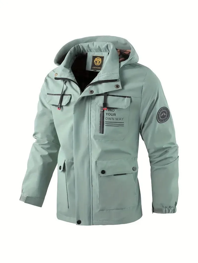 New Men's Fashion Casual Windbreaker Jacket