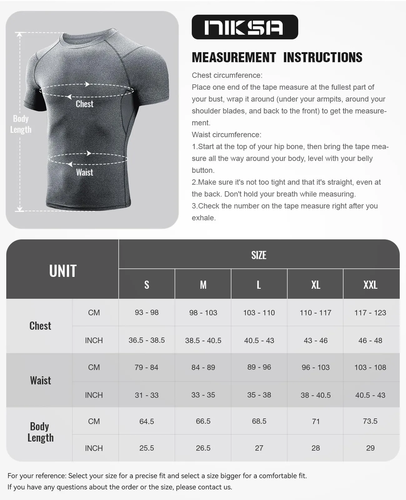 Niksa 3 Pack Tee Shirt Compression Homme Manches Courtes Tshirt Running Homme Vetement de Fitness Gym Compression Maillot T-Shirt Baselayer pour Sports Jogging Musculation Gym