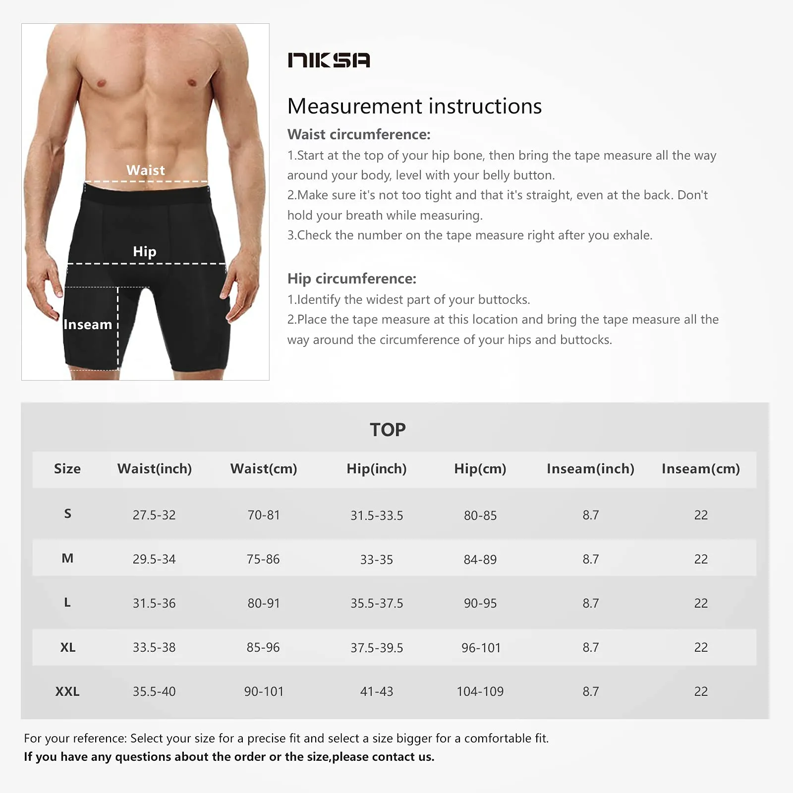 Niksa Lot de 3 Shorts de Compression pour Hommes Short de Compression  Schage Rapide et Respirant Short de Sport Ajust avec Poches pour Tlphone Portable Short de Course Basique pour Le Cyclisme