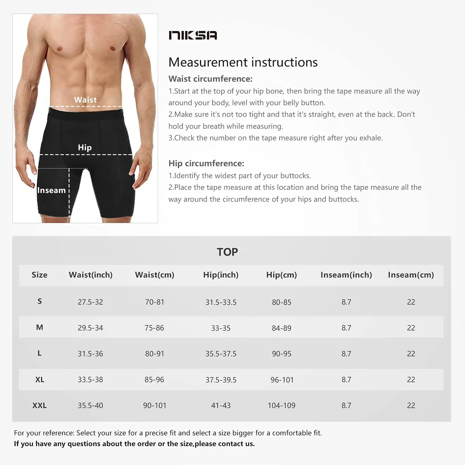 Niksa Lot de 3 Shorts de Compression pour Hommes Short de Compression  Schage Rapide et Respirant Short de Sport Ajust avec Poches pour Tlphone Portable Short de Course Basique pour Le Cyclisme