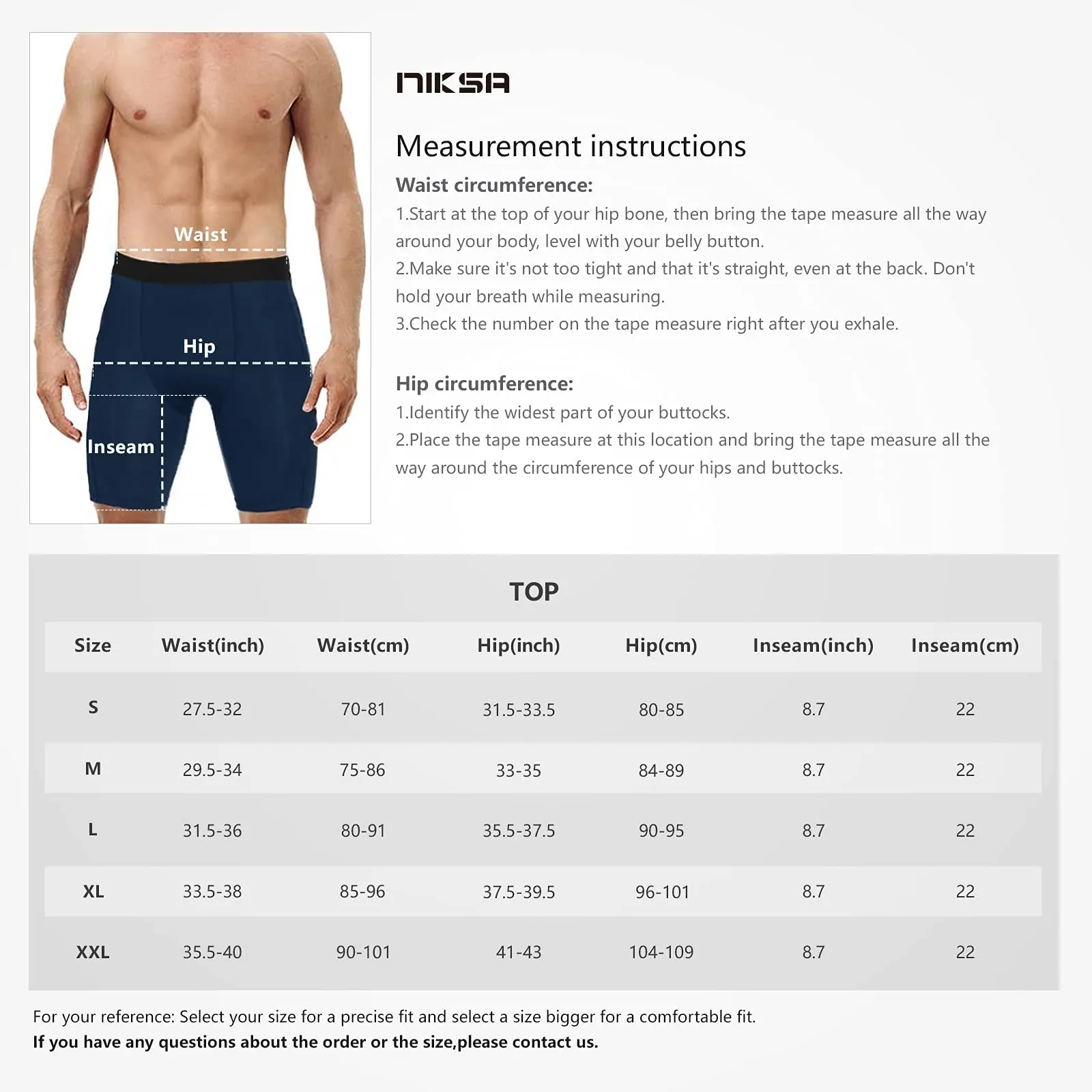 Niksa Lot de 3 Shorts de Compression pour Hommes Short de Compression  Schage Rapide et Respirant Short de Sport Ajust avec Poches pour Tlphone Portable Short de Course Basique pour Le Cyclisme