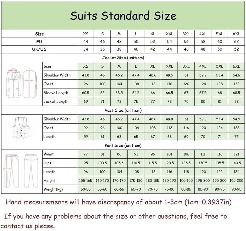 One Button Formal Suits for Men Wedding Slim Fit 2 Piece Dress Business Party Jacket and Pants