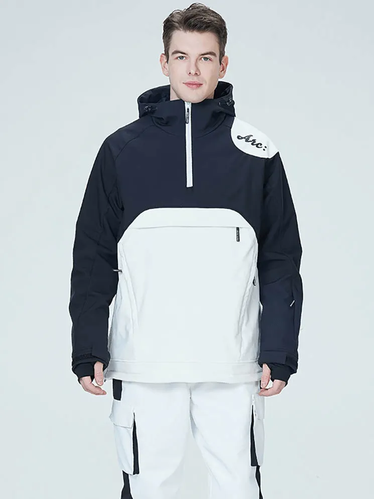 Outdoor Hood Snowboarding Jacket with Waterproof Zippers - SF0754