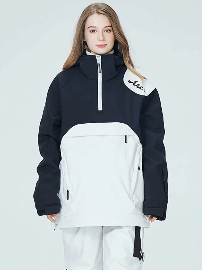 Outdoor Hood Snowboarding Jacket with Waterproof Zippers - SF0754