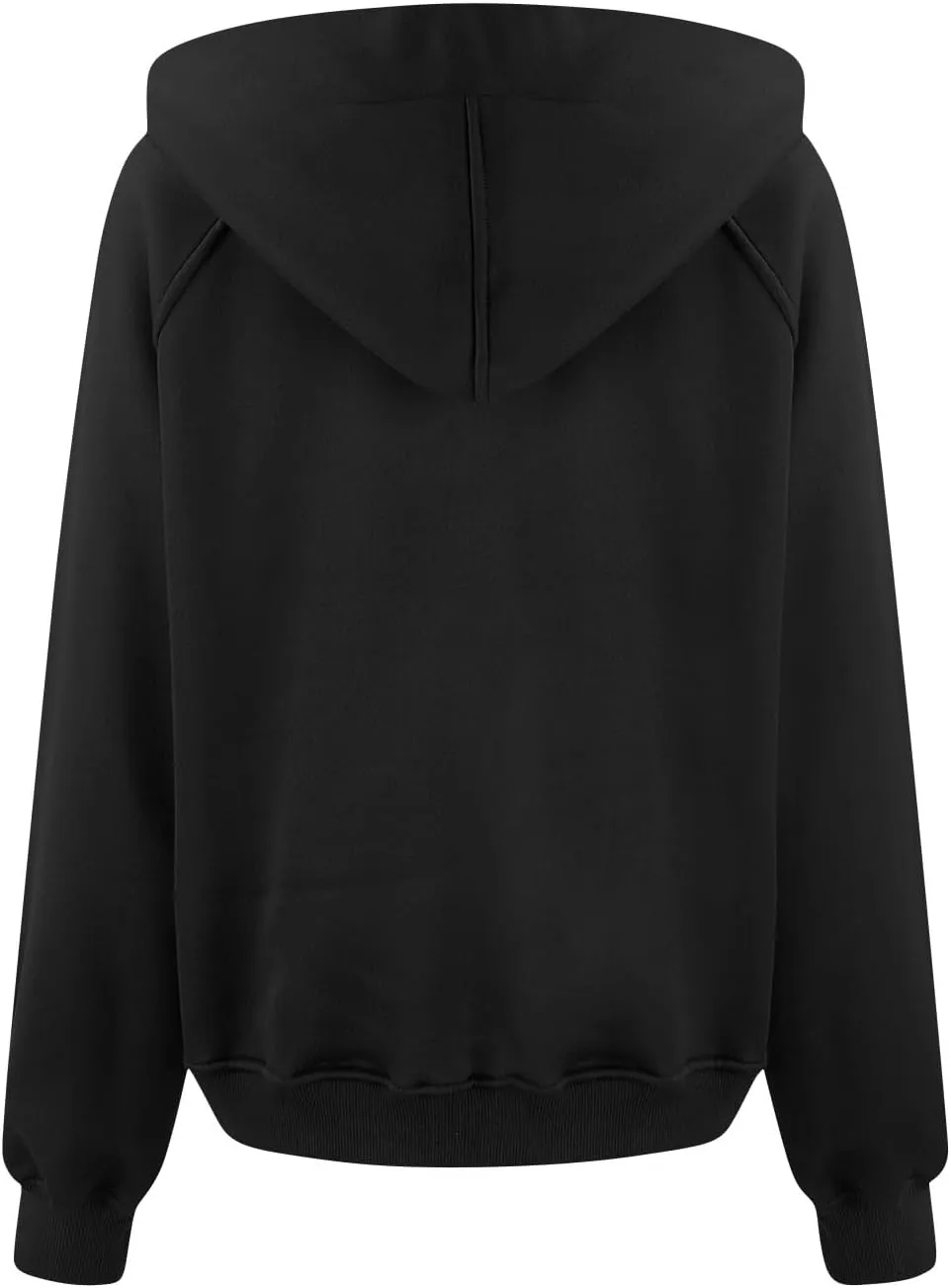 Oversized Hoodie Women Fleece Lined Thumb Hole Cropped Half Zip Sweatshirt Drop Shoulder Long Sleeve Going Out Tops