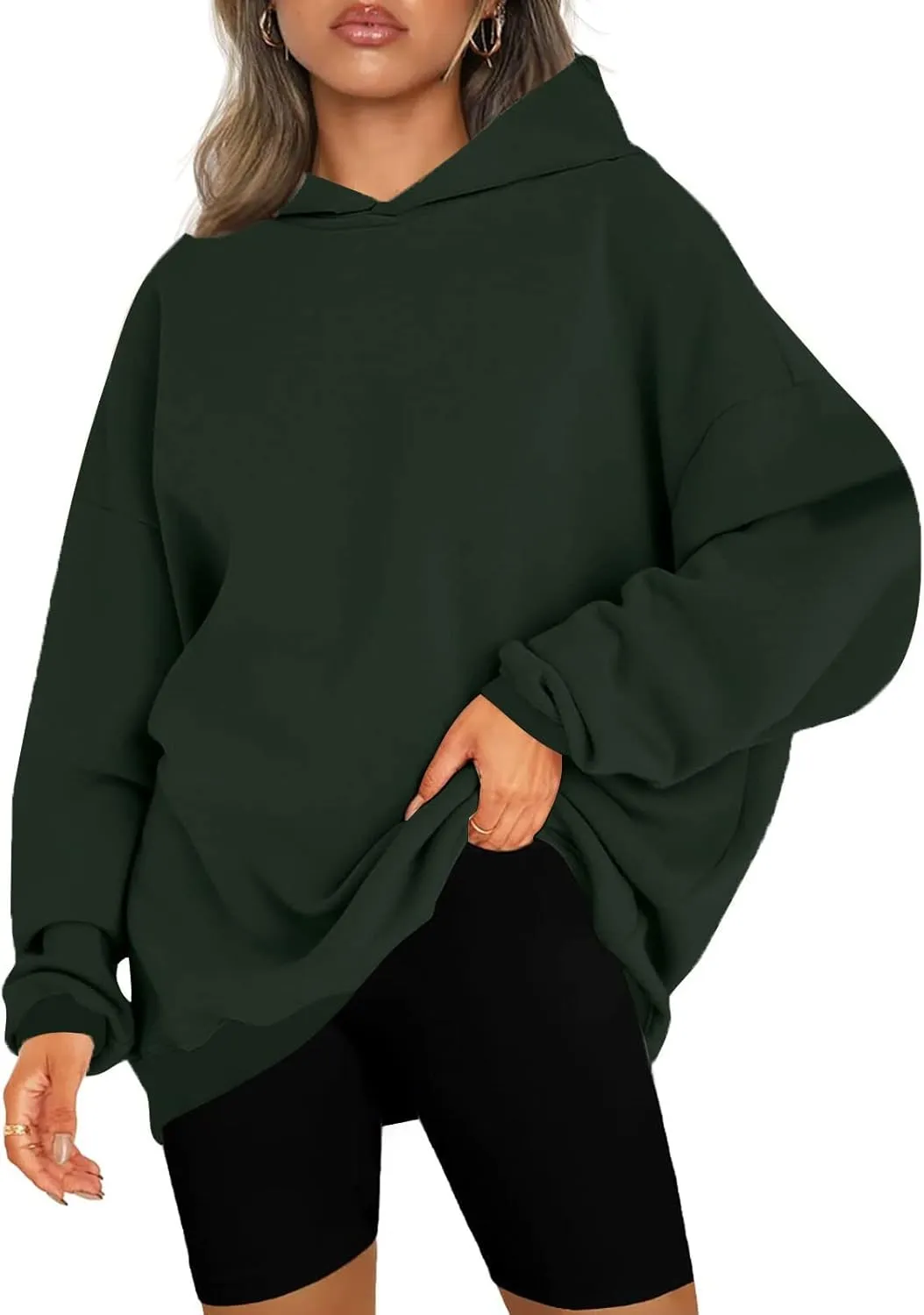 Oversized Hoodies for Women Casual Long Sleeve Loose Sweatshirts Fleece Sweater Pullover Fall Clothes with Pockets