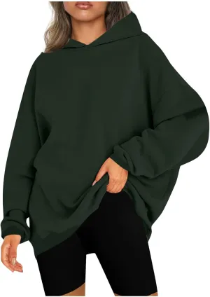 Oversized Hoodies for Women Casual Long Sleeve Loose Sweatshirts Fleece Sweater Pullover Fall Clothes with Pockets