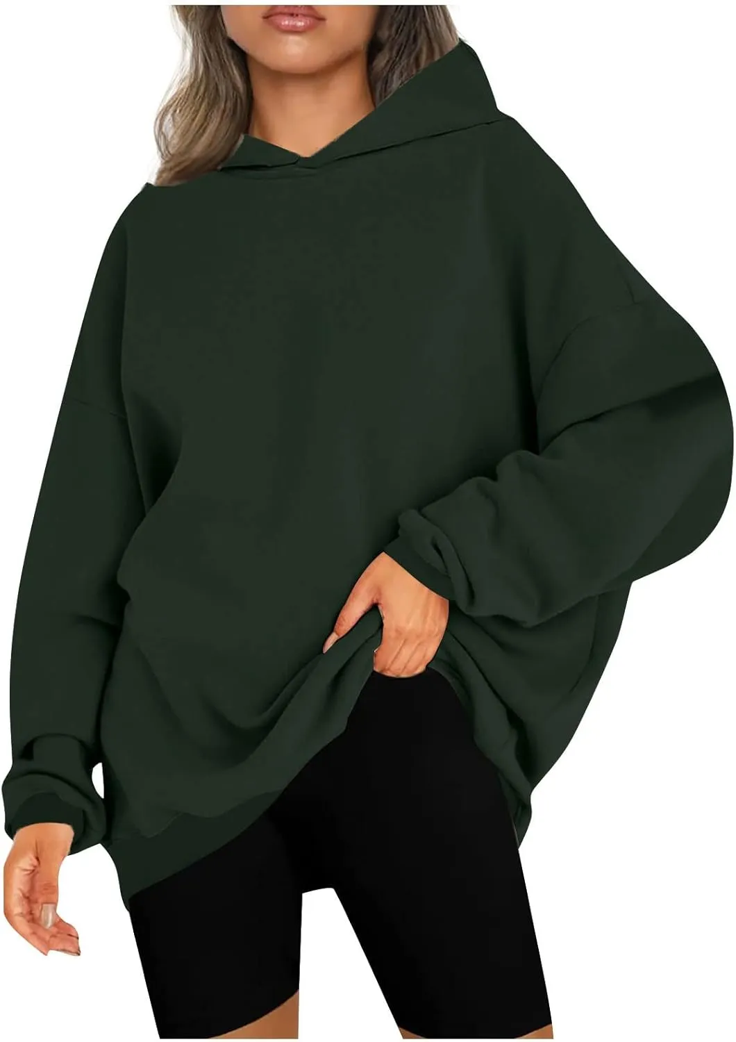 Oversized Hoodies for Women Casual Long Sleeve Loose Sweatshirts Fleece Sweater Pullover Fall Clothes with Pockets
