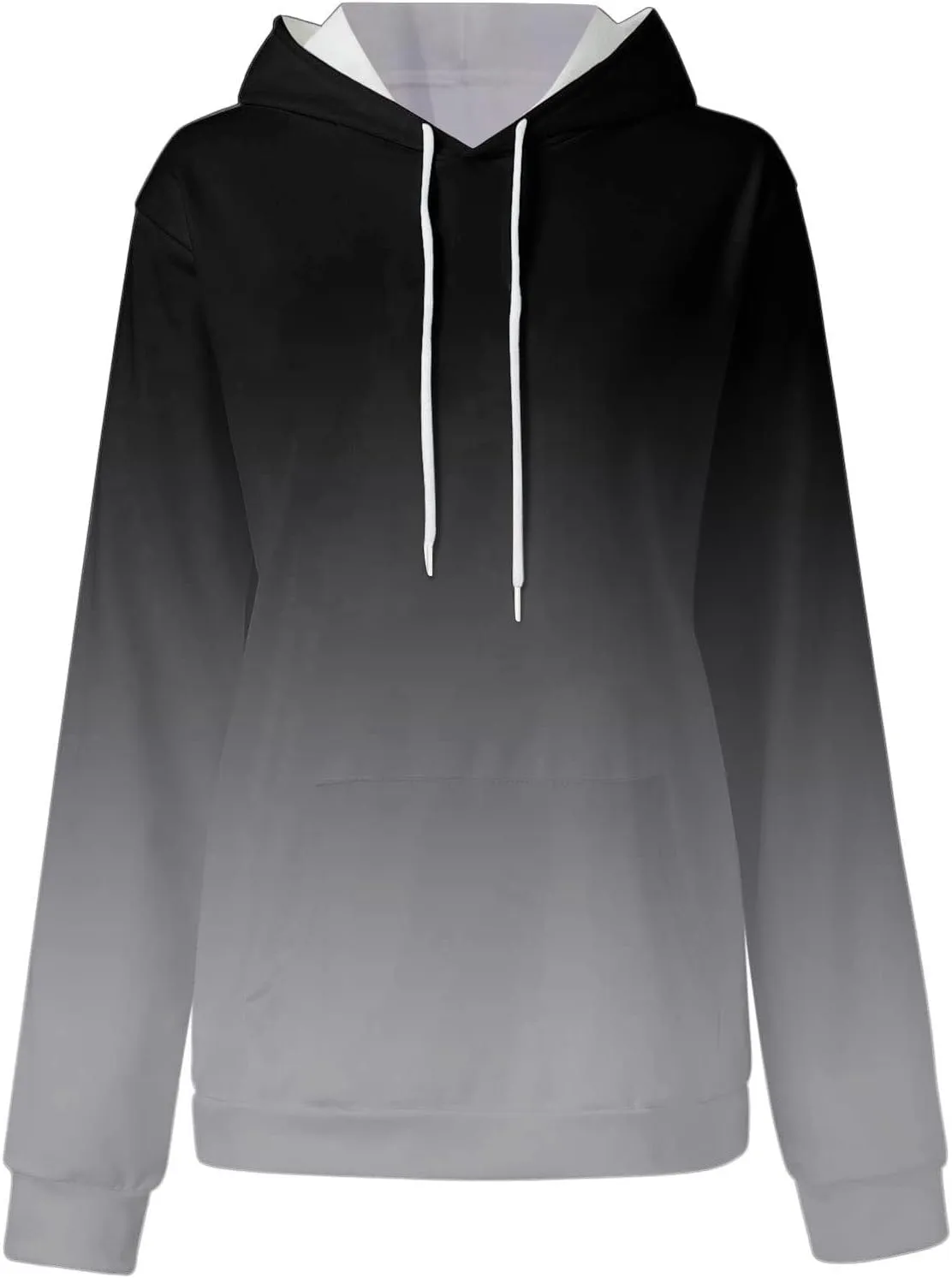 PETYCZEN Hoodies for Women Fall Fashion Long Sleeve Oversized Hoodie Lightweight Drawstring Sweatshirt Casual Pullover Tops