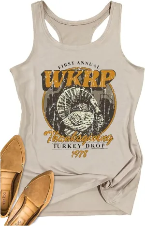 Problem Solved Halloween Tank Tops for Women Bloody Splatter Graphic Shirts Halloween Casual Racerback Tops