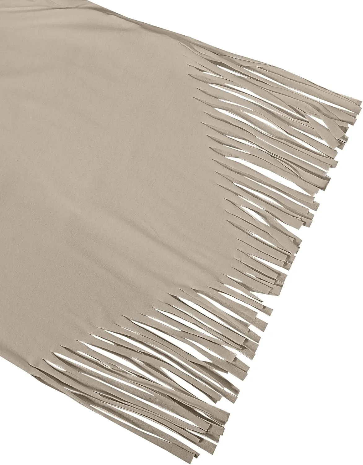 Remidoo Fringe Tops for Womens Bell Short Sleeve Sexy V Neck Oversized T Shirt