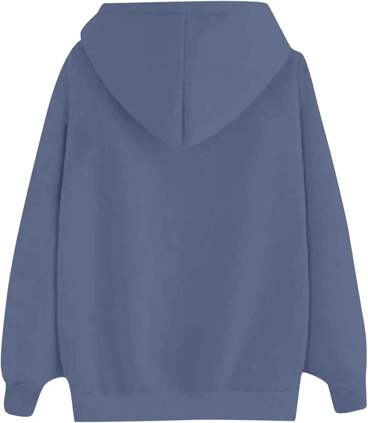 SMIDOW Oversized Hoodies For Women Casual Fall Fashion Pullover Tops Solid Loose Comfy Hooded Sweatshirts 2023