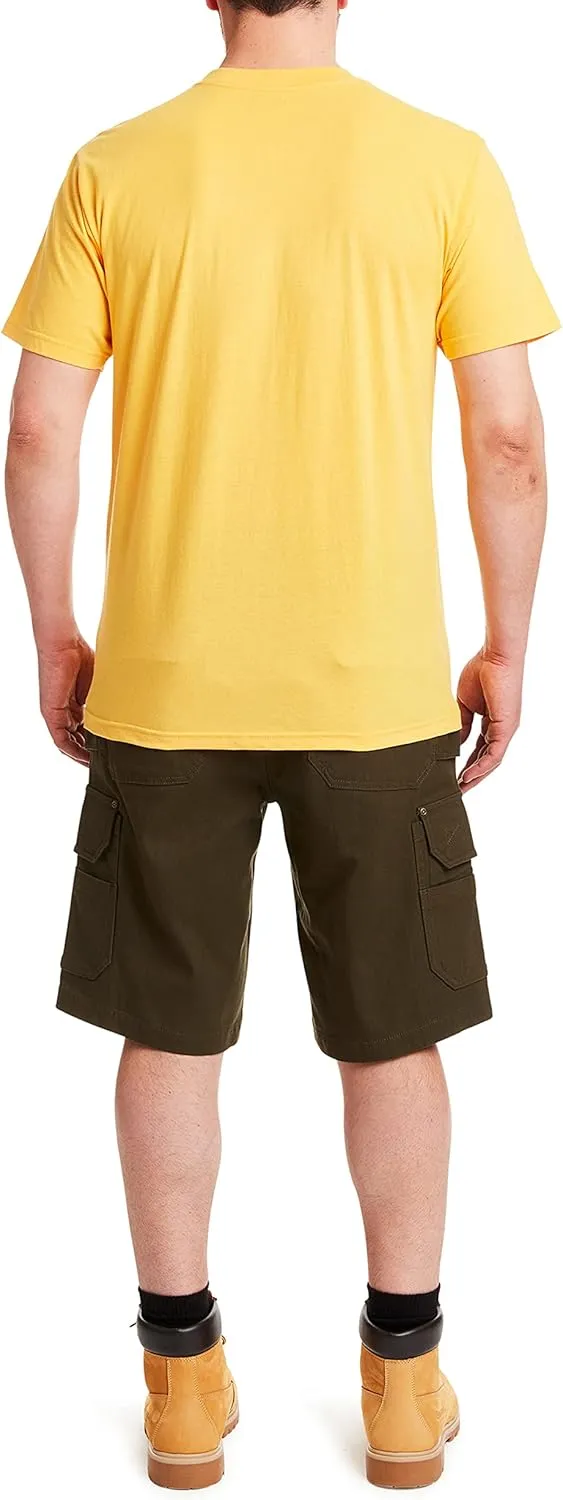 Smith's Workwear Men's 3-Pack Quick Dry Pocket Tees