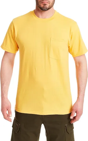 Smith's Workwear Men's 3-Pack Quick Dry Pocket Tees