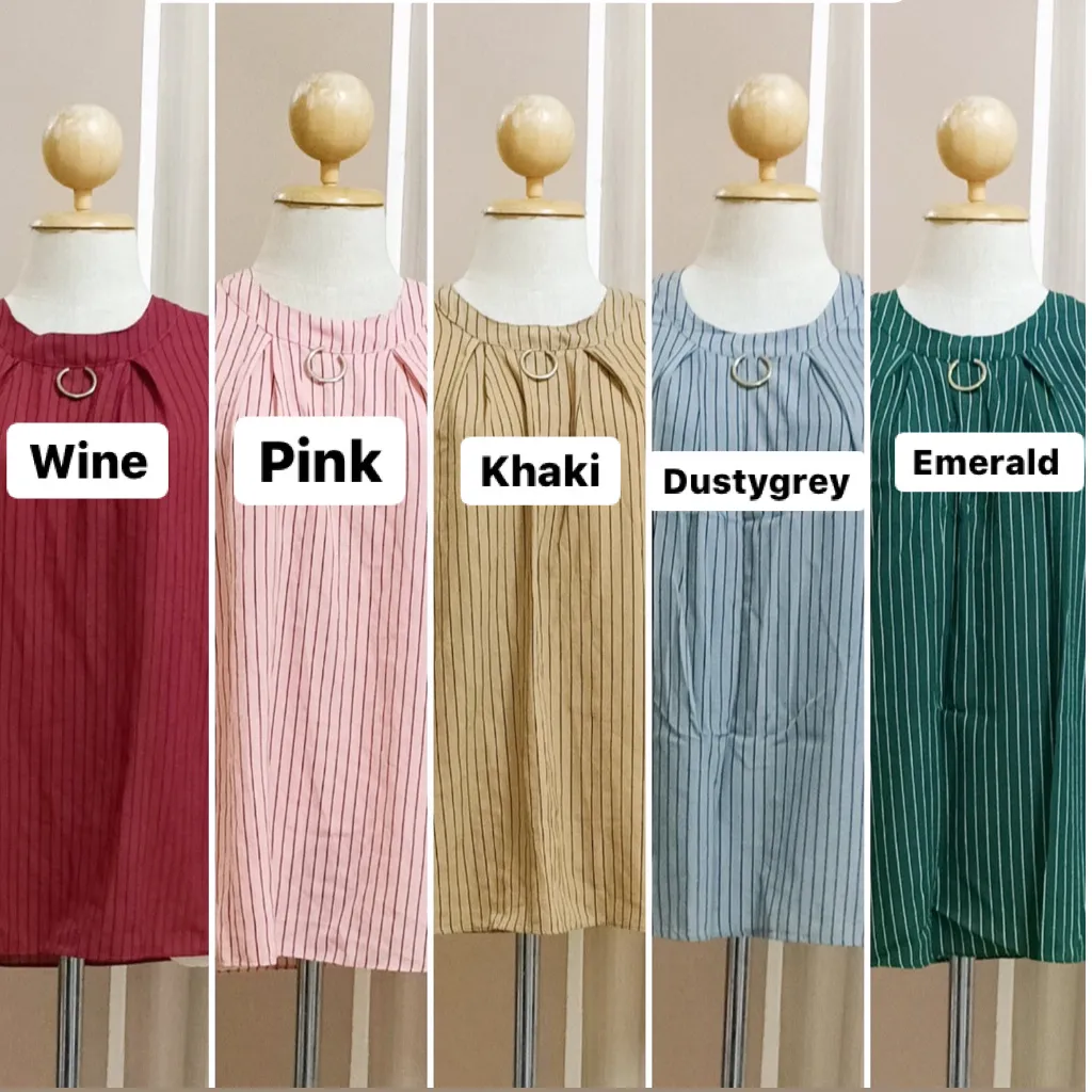 Stripe doll Tops  (Instock)