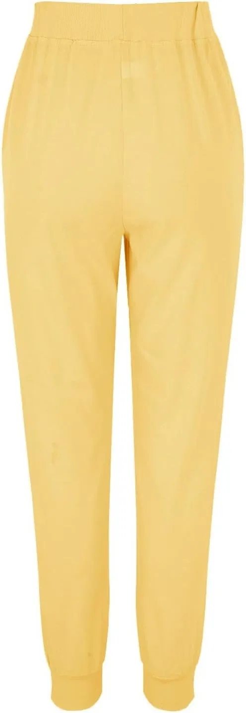 Summer Pants For Women 2024 Linen Straight Leg Beach Pants Drawstring High Waist Loose Comfy Trousers with Pockets