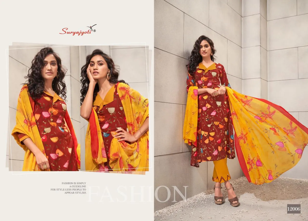 Suryajyoti Princess Vol 12 Beautiful Rayon Tops