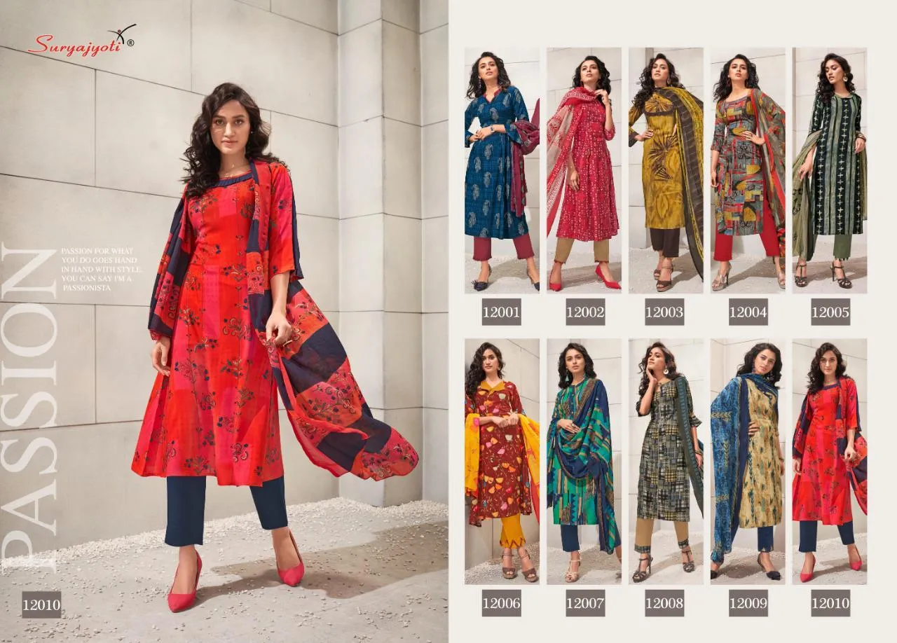 Suryajyoti Princess Vol 12 Beautiful Rayon Tops