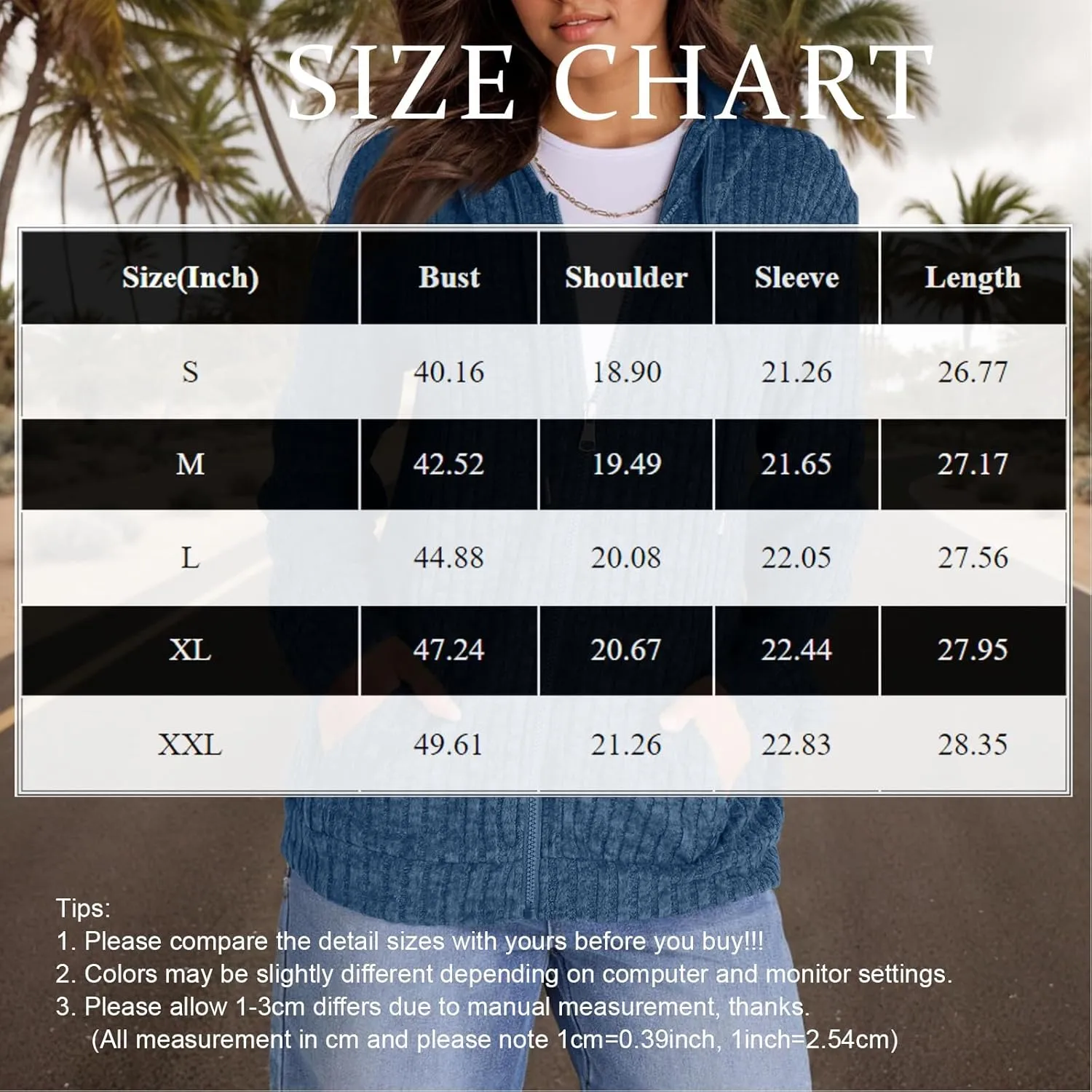 Sweaters for Women Long Sleeve Knitted Zip up Hoodies Ribbed Pullover Loose Casual Sweatshirts with Pocket