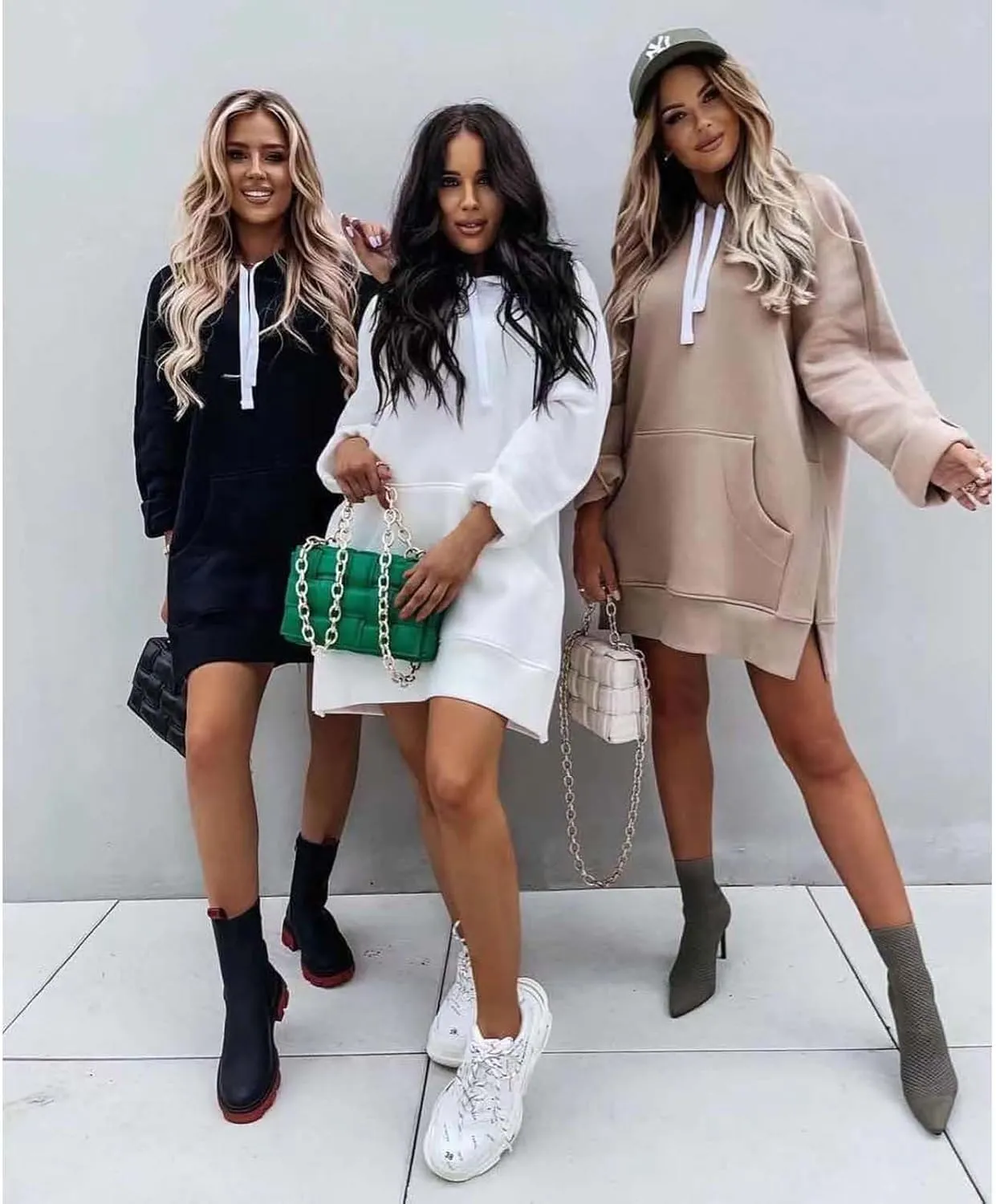 The Warmy Oversized Hoodie Dress, Hoodie Dress For Women With Pockets, Plus Size Sweatshirt for Women Split Hem
