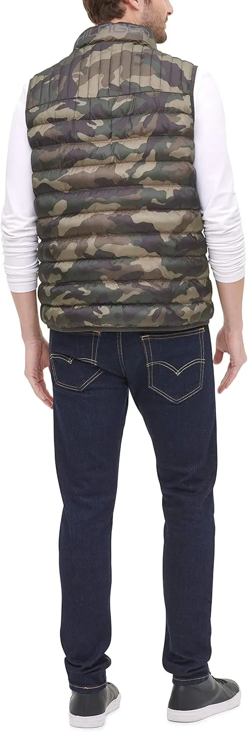 Tommy Hilfiger mens Lightweight Packable Puffer Vest Jacket (Standard and Big & Tall)