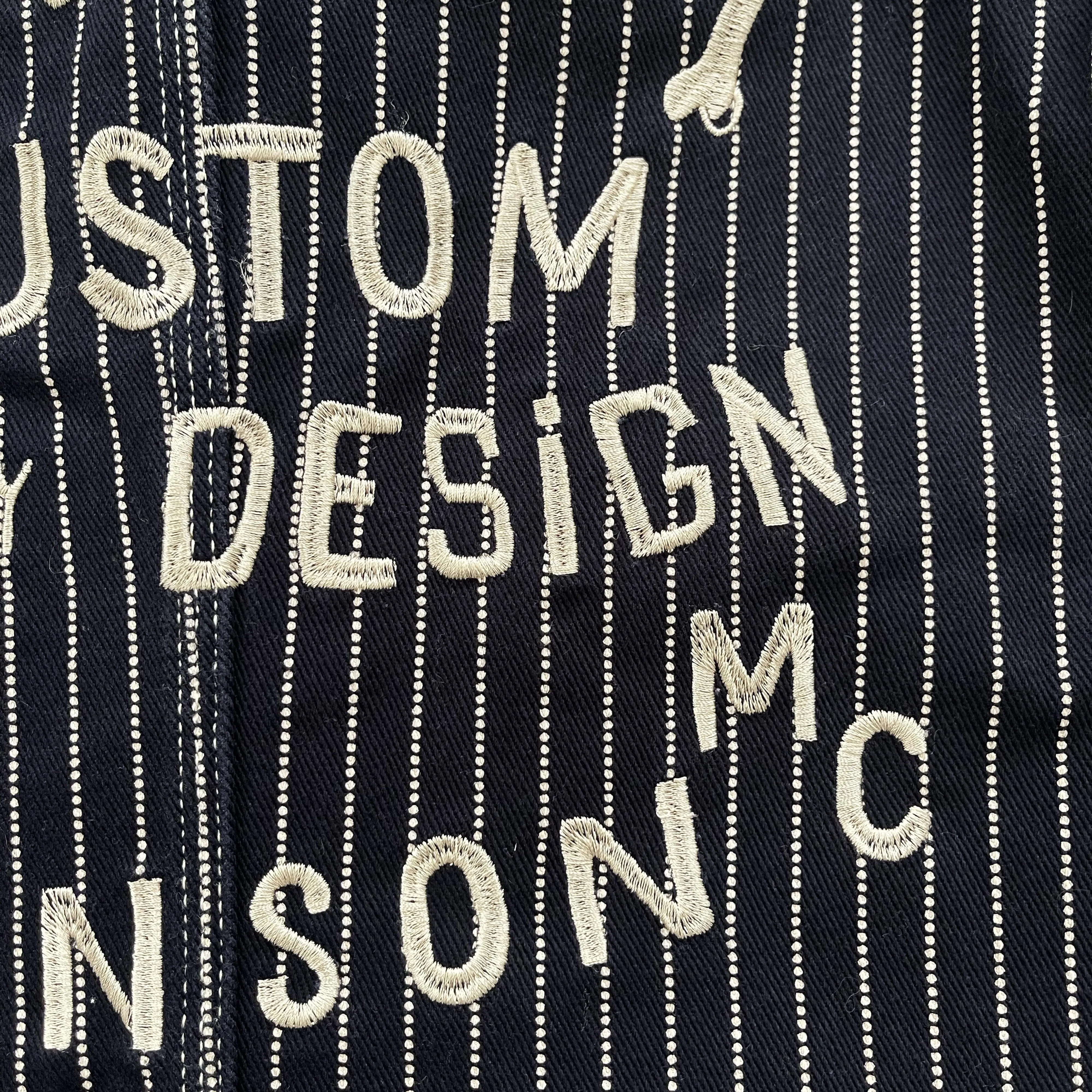 Vanson Leathers Pinstripe Worker Jacket - S