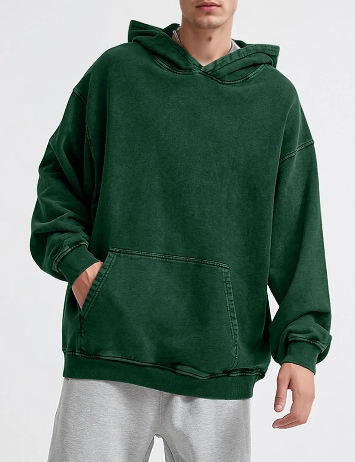 Women Mens Oversized Hoodies Pullover Acid Wash Cotton Vintage Hooded Sweatshirt Men Fleece Hoodie Streetwear