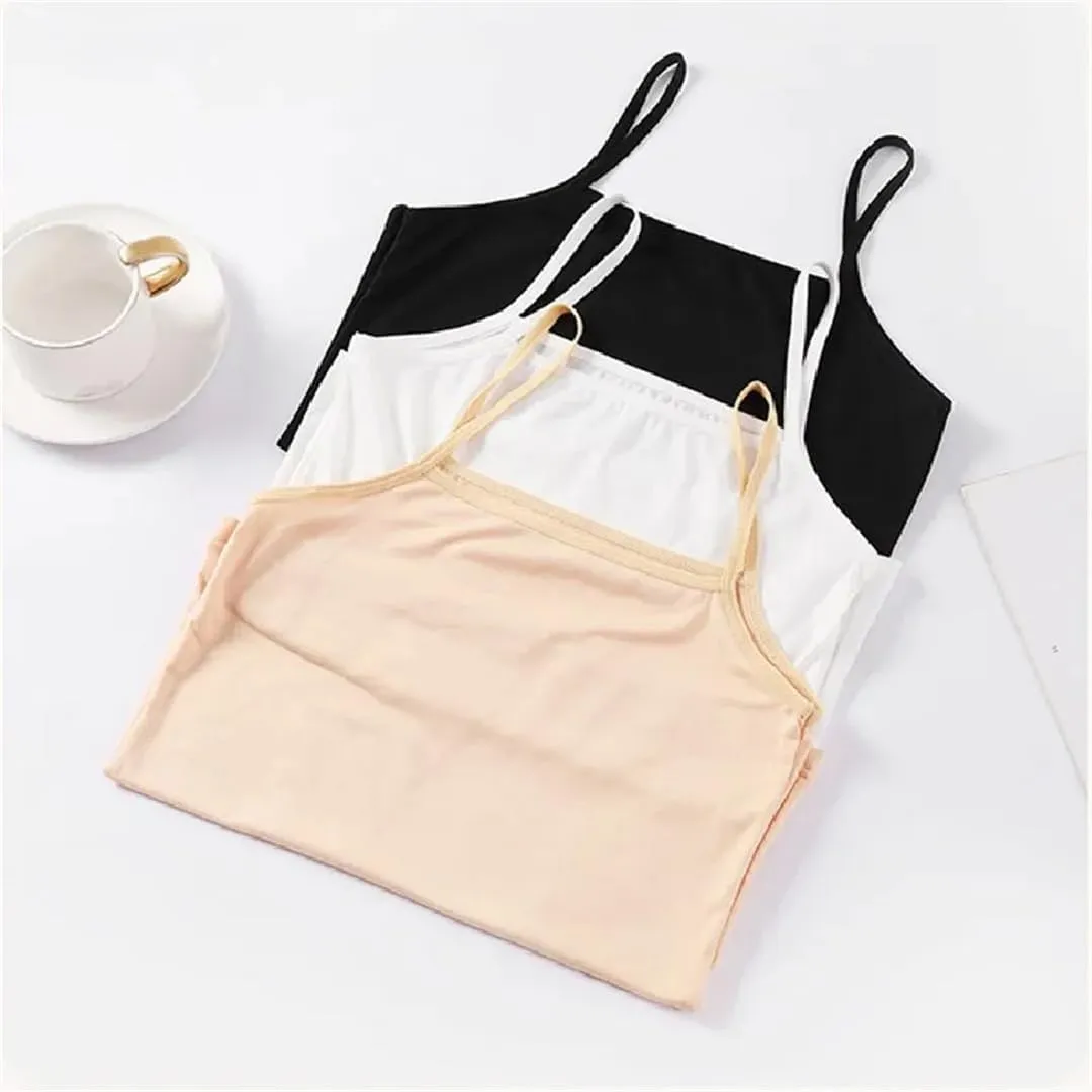 Women Summer Camisole Slim Sexy Sleeveless Tee Tank Tops Female Solid Crop Tops