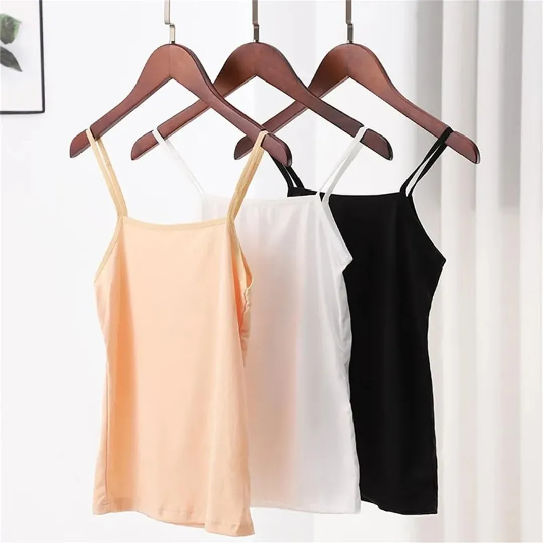 Women Summer Camisole Slim Sexy Sleeveless Tee Tank Tops Female Solid Crop Tops