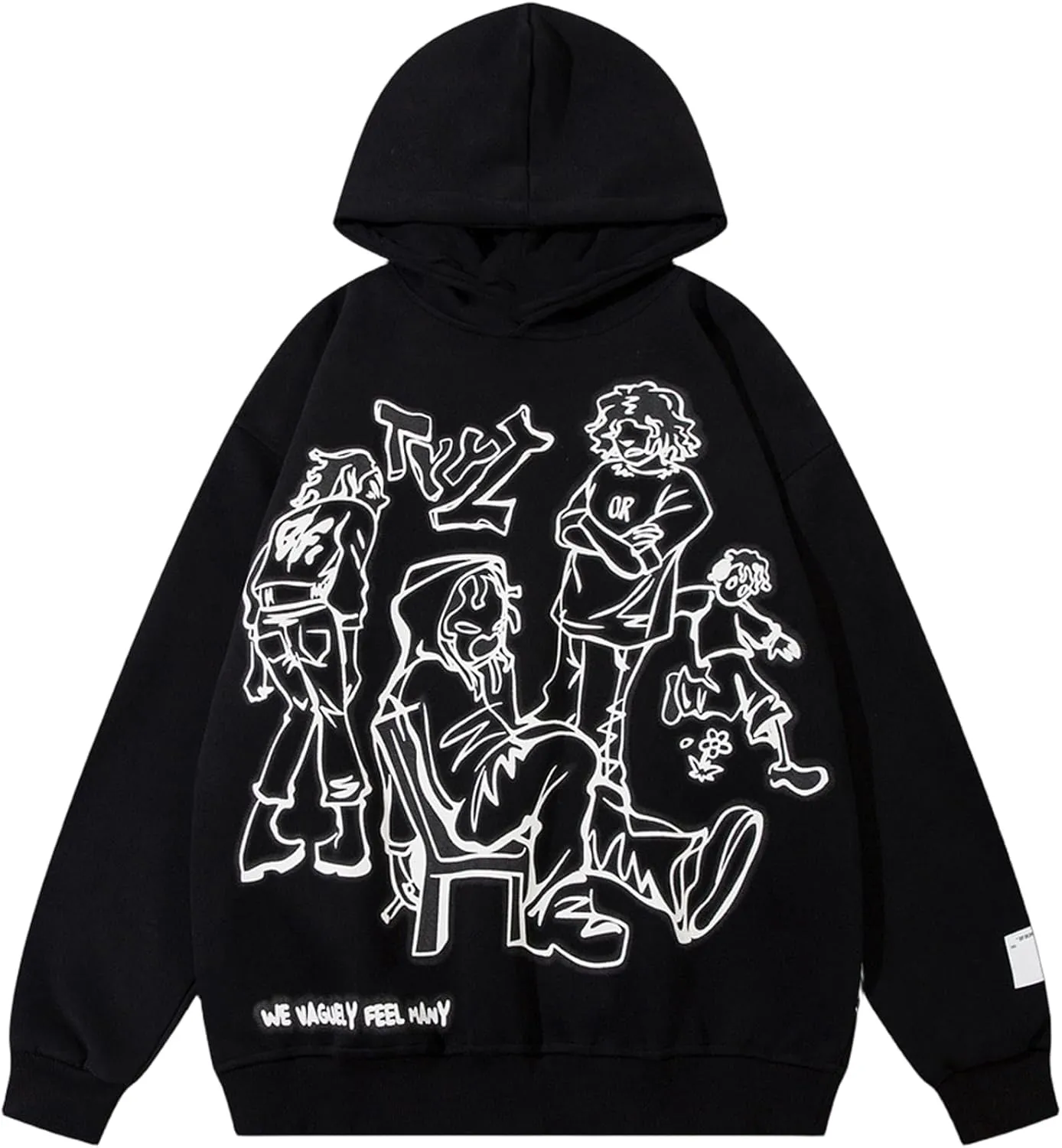 Women y2k Skull Print Streetwear Hoodies Skeleton Harajuku Vintage Goth Emo Egirl Anime Spider Hoodie Zip Up Jaket