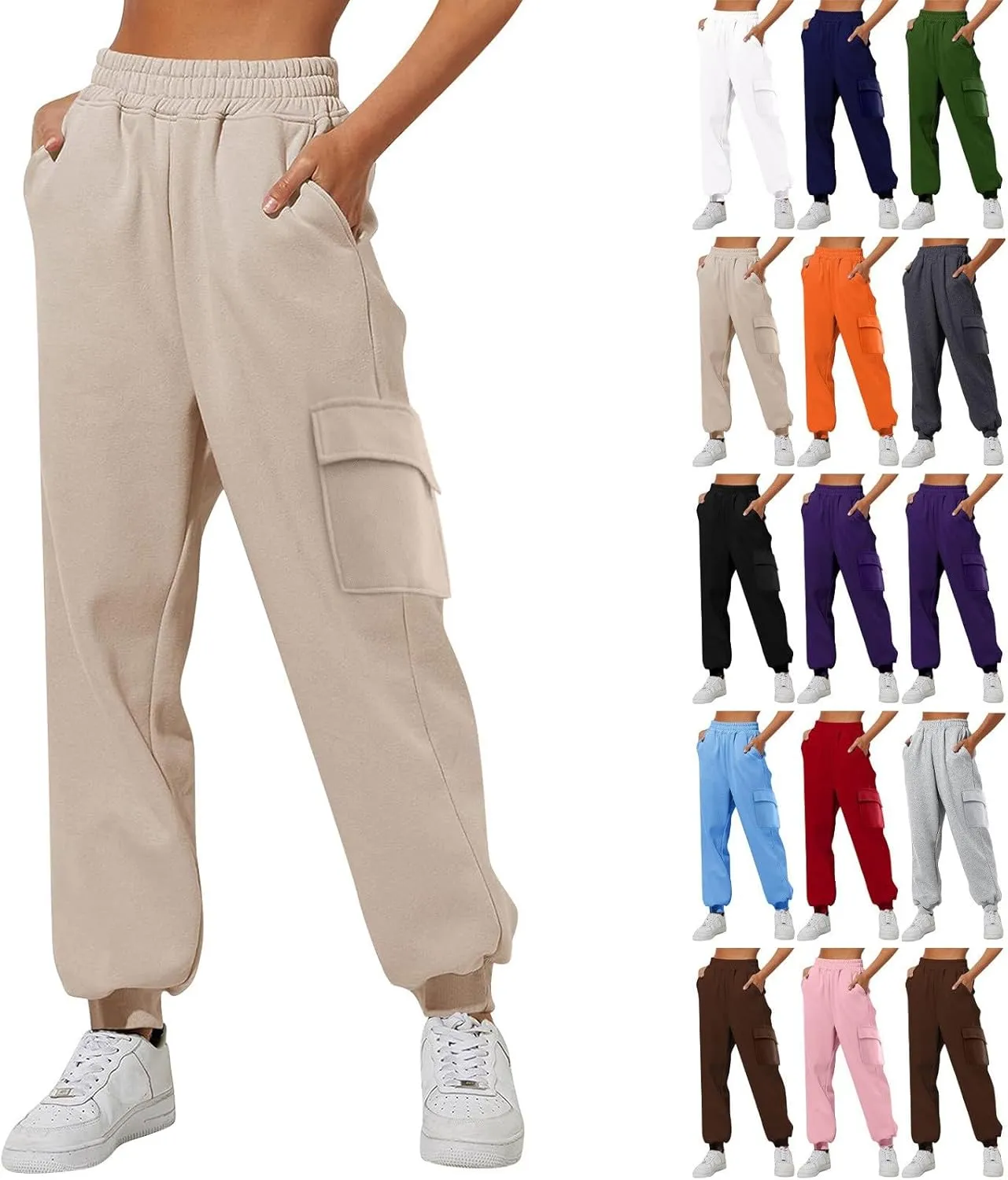 Women's Cotton Linen Summer Y2K Streetwear Palazzo Pants High Waist Stretchy Slim-Fit Palazzo Lounge Pants