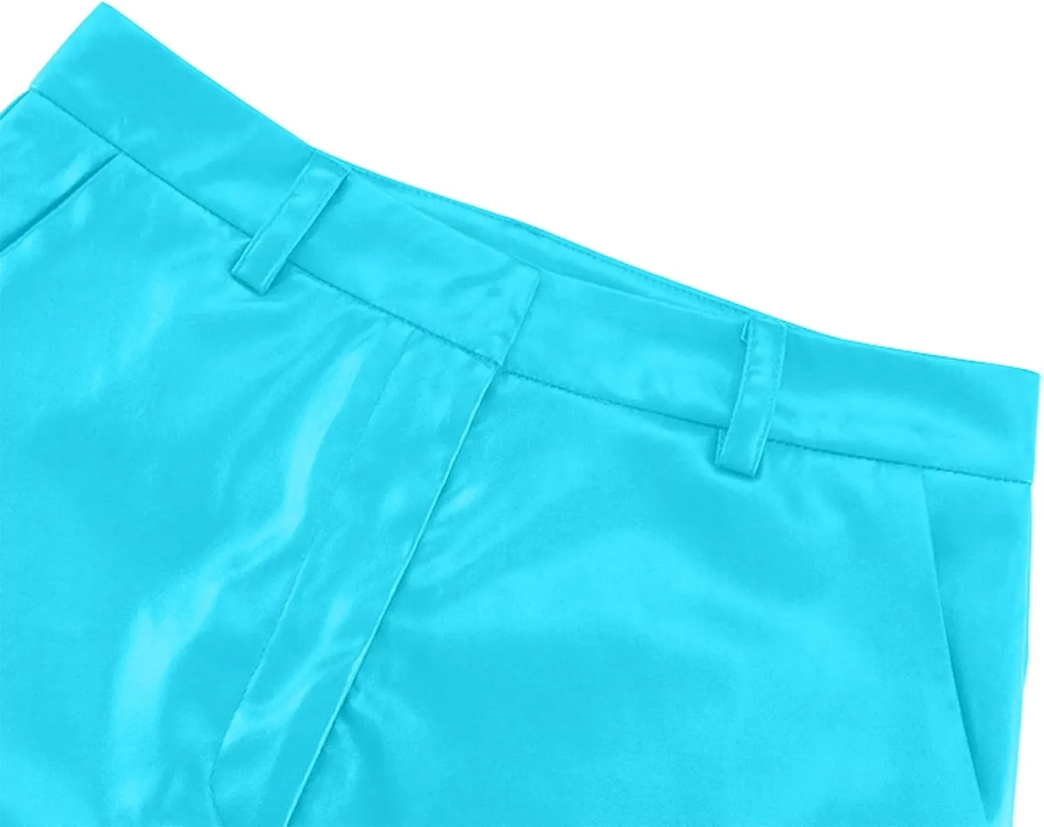 Women's Faux Leather Pants Slim High Waist Trousers Casual Straight Wide Leg Pants Butt Lifting Solid Color Trousers