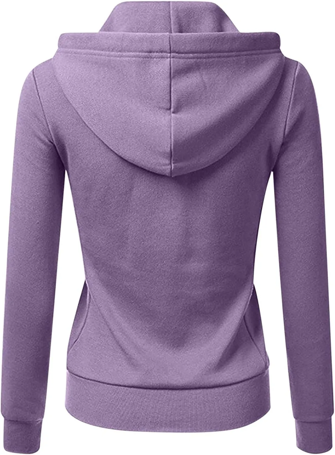 Womens Fleece Oversized Hoodie Solid Casual Long Sleeve Drawstring Pockets Hood Pullover Top Sweatshirts
