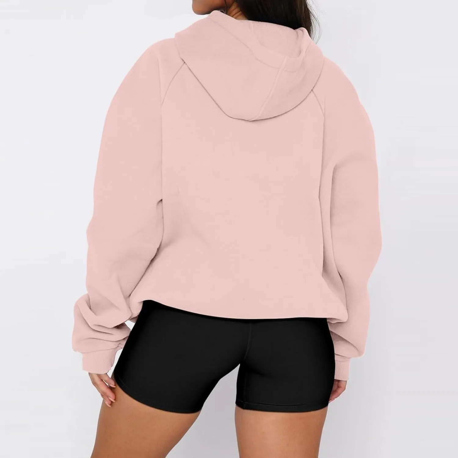 Womens Fleece Oversized Hoodies Sweatshirts Hooded Pullover Tops Sweaters Casual Comfy Fall Fashion Outfits Clothes