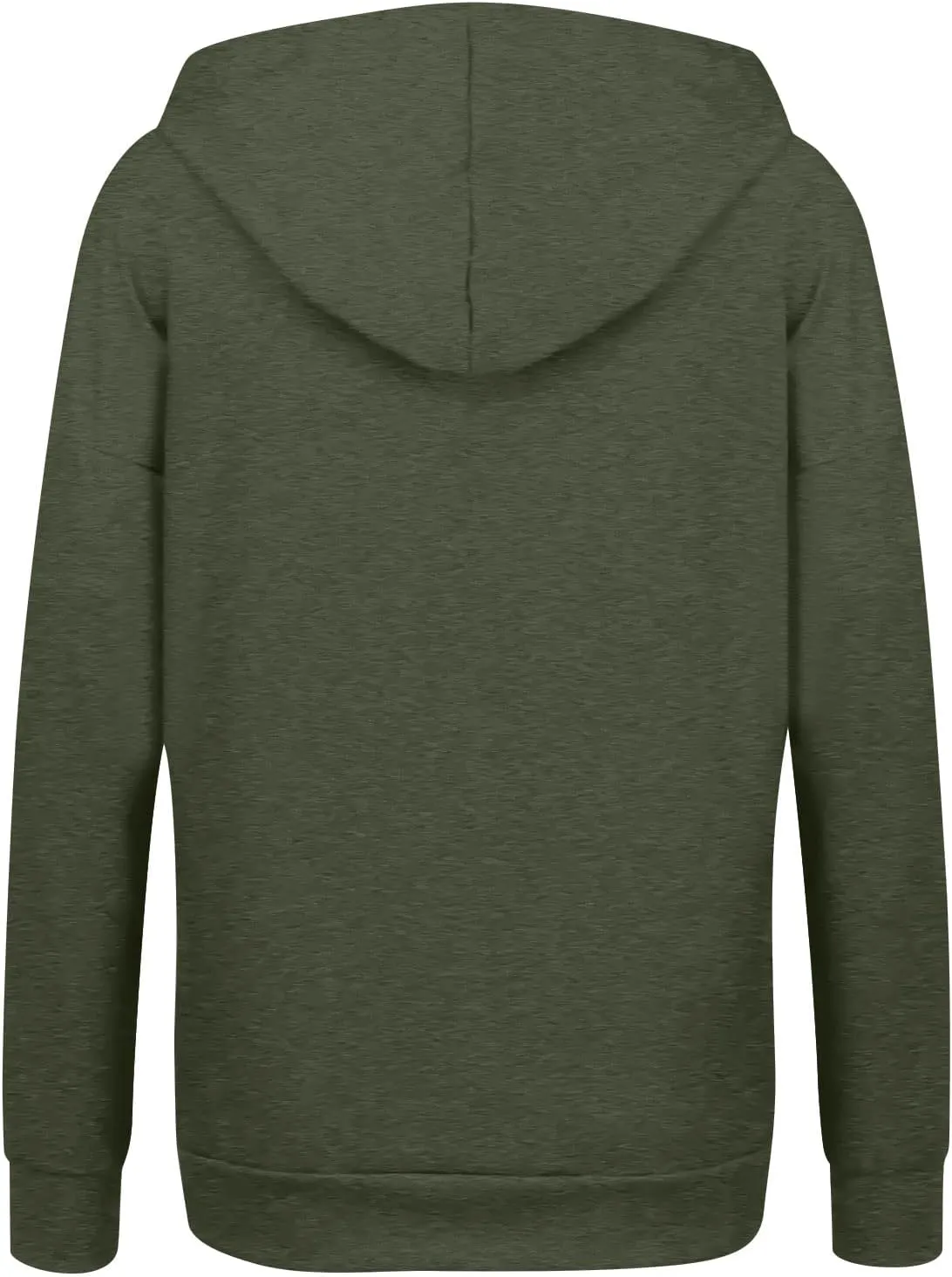 Womens Full Zip Hoodie Y2K Drop Shoulder Fleece Oversized Sweatshirt Baggy Lightweight Comfy Hooded Jackets w/Pockets