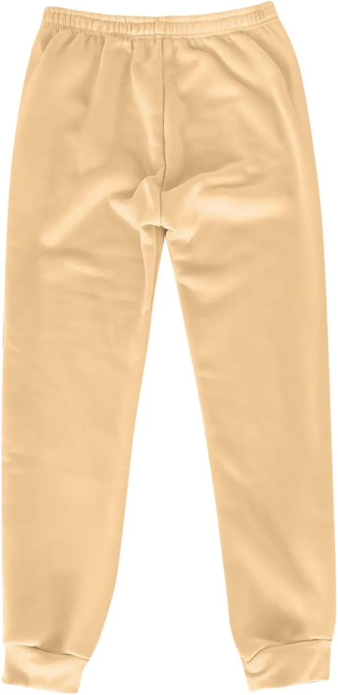 Womens High Waisted Sweatpants Workout Active Cinch Bottom Joggers Pants Mid Rise Baggy Athletic Trousers with Pocket