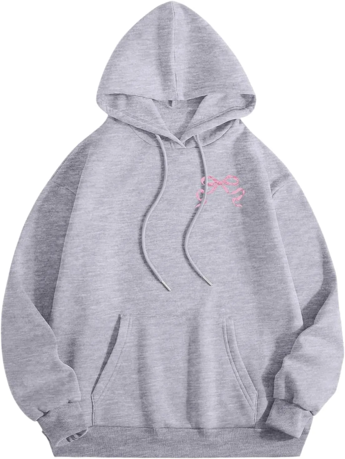 Women's Hoodies Sweatshirts Loose Casusl Drop Shoulder Cute Long Sleeve Tops Trendy Comfy Pullovers with Pocket