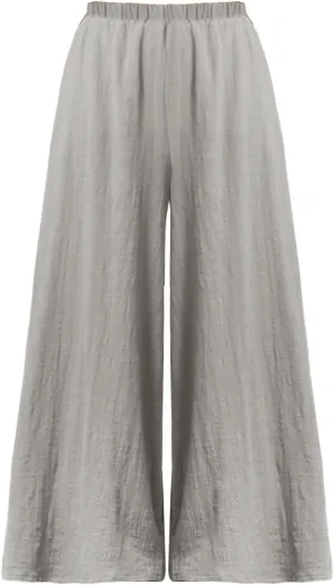 Womens Linen Blend Summer Comfy Pants Low Waist Bootcut Plus Size Palazzo Lounge Pants Work Business