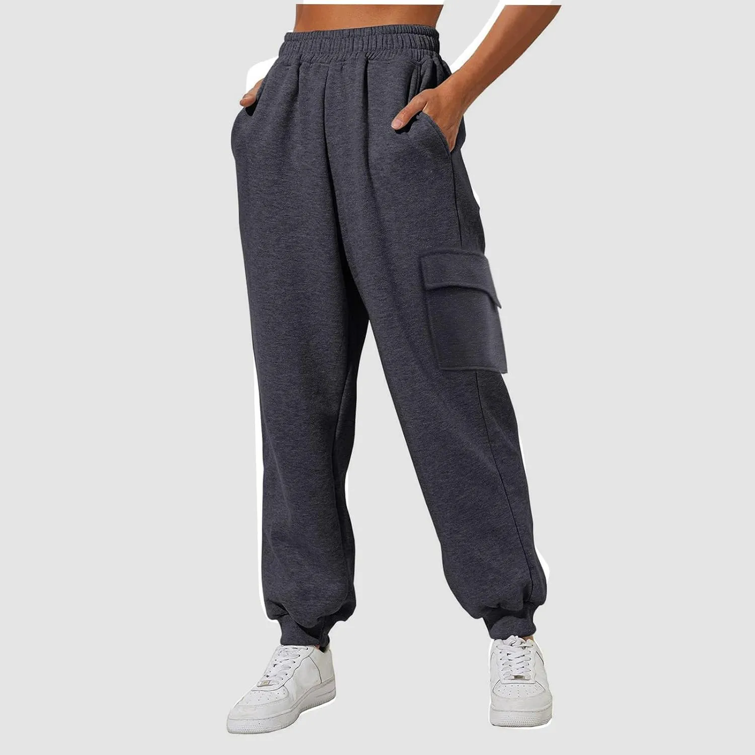 Women's Linen Summer Fashion Palazzo Pants High Waist Stretchy Straight Loose Fit Palazzo Pants Travel